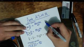 CLASE DE ARITMÉTICA Matemáticas ASMR en Español [upl. by Eustasius]