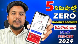 Kotak Mahindra Bank Open Account Zero Balance 2024  Kotak 811 Zero Balance Account Telugu [upl. by Adiol260]