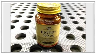 Solgar  Biotin 300mg  GFGV [upl. by Rola]