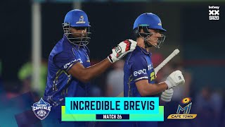 Incredible Dewald Brevis 66 off 32 Balls  PCvMICT  Betway SA20 [upl. by Anivle]