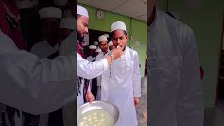 madrasa ke talava ku mithai taksim  ☪️🌳☪️ shortvideo shorts madrasah [upl. by Myrwyn]