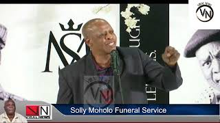 Solly Moholo Funeral Mzwakhe Mbuli Delivers Explosive Speech WATCH [upl. by Asus824]