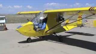 Challenger Ultralight Fledge Engine Start preflight [upl. by Khano]