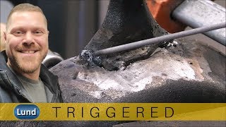 Stick Welding Cast Iron Repair with 6013 [upl. by Nolrah]