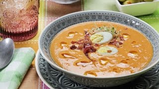 Salmorejo Cordobés con Aceite de Oliva Virgen Extra Ybarra [upl. by Ahsennod]