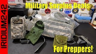 Prepper Deals From Military Surplus Stores [upl. by Jourdan]