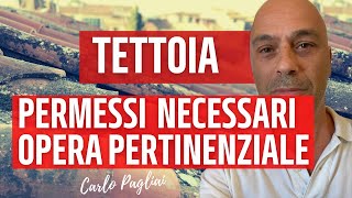 Tettoia permessi necessari intervento pertinenziale e normative [upl. by Esmaria]