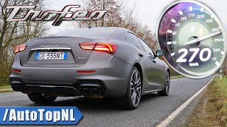 Maserati Ghibli TROFEO 580HP V8  0270KMH Acceleration POV amp SOUND by AutoTopNL [upl. by Happy401]