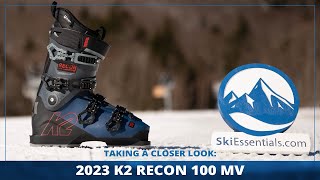 2023 K2 Recon 100 MV Ski Boots Short Review with SkiEssentialscom [upl. by Adniram]