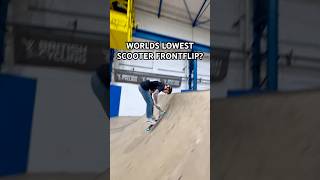 World’s Lowest Frontflip 🛴Jordanclark14 shorts shortvideo scooter challenge tricks stunt [upl. by Nolos]