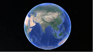 Satellite view of India  India View From Space  Google Earth [upl. by Townie]