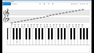 CORSO DI PIANOFORTE 1  Teoria 1  note sul pentagramma e sulla tastiera  pentagramma [upl. by Itnahs169]