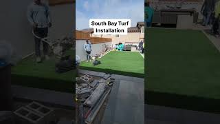 South Bay Turf Installation landscaping turf turfinstallation sanpedro california southbayla [upl. by Pat]