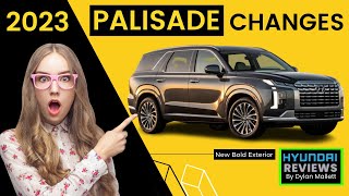 2023 Hyundai Palisade Changes  How it will Look Like [upl. by Ilarrold]