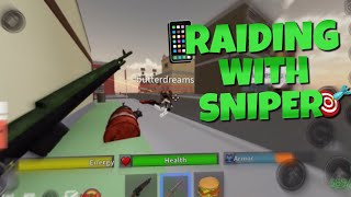 Da hood mobile  Raiding With A Sniper 🎯  SATISFYING KILLS [upl. by Assele]