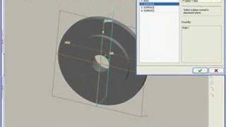 ProEngineer UDF Component Placement in Wildfire 30 [upl. by Aihsyla855]