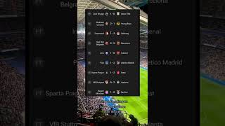 Hasil Liga champion Tadi Malam championsleague ucl football [upl. by Anerac]