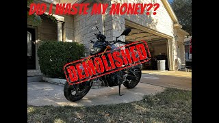 2015 FZ 09 Rebuild  Ep 1 [upl. by Faustus317]