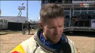 Felix Baumgartner Interview after Space Jump Redbull Stratos 14 10 2012 [upl. by Licha]