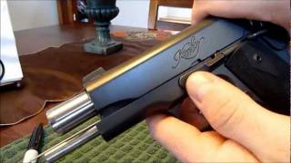 1911 Bushingless Bull Barrel Assembly  Disassembly [upl. by Dorolice]