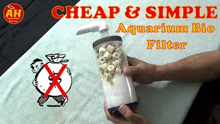 How to DIY a Cheap and Simple fish tank bio filter [upl. by Eioj302]