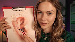 ASMR Measuring Your Ears Very Precisely  Soft Spoken Personal Attention [upl. by Yniattirb]