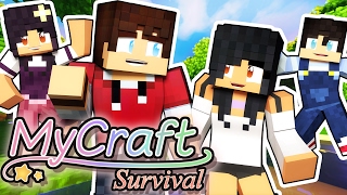 Mysterious Gift  MyCraft Family Minecraft Survival Ep1 [upl. by Erised399]