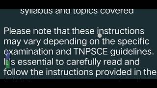 general instruction to the candidates for drugs inspector TNPSC examination [upl. by Yanrahc]