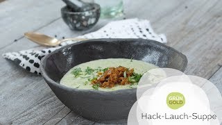 Rezept HackLauchSuppe I GrünGold I VEGANE REZEPTE I VEGETARISCHE KÜCHE [upl. by Arnaud]