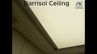 Barrisol Ceiling  PVC Stretch Ceiling with sophisticated design and elegance [upl. by Hnoj]