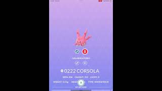 Galar Corsola confirmed [upl. by Aisined]