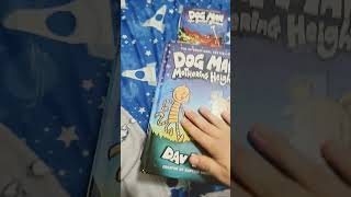 all the dog man books I have oh also sigmacatkidLOL lets have a battle of dog man books [upl. by Ylhsa]