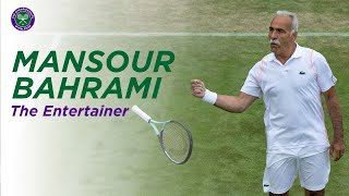 MANSOUR BAHRAMI THE ENTERTAINER  His Best Moments from Wimbledon 2023 [upl. by Arobed954]