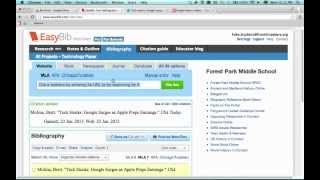 EasyBib  Create Citations amp Export To Google Docs [upl. by Assedo459]