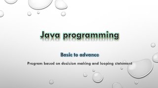 java  java full course  class 6  java tutorial for beginners  java basic to advance [upl. by Ahsinek890]