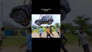 4x4 Flying Thar mrindianhacker experiment shorts tech explore thar tharlover [upl. by Ury462]