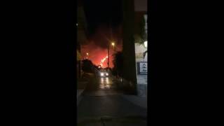 Solfatara in fiamme paura a Pozzuoli [upl. by Noevart733]