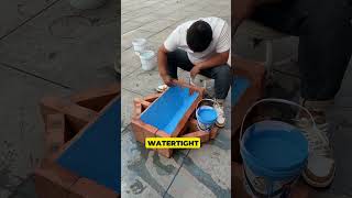 Amazing Process 💦 waterproofing part 559 easily solve problem short shorts waterproofing [upl. by Trevah]