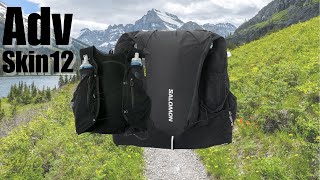 Trail Running Backpack Review  Adv 12 Skin  Salomon [upl. by Ma]