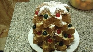 Ricetta di Natale  PANDORO FARCITO Le dolcezze di Viky [upl. by Nessim]