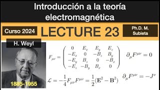 Introducción a la teoría electromagnética lec23 [upl. by Hittel]