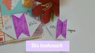 How to make Bts bookmark BTS craft [upl. by Sulohcin304]