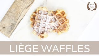 How to Make Belgian Liège Waffles  Pearl Sugar Recipe  WafflePantrycom [upl. by Vizzone]