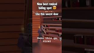 Best rank hiding spot fortnite fortniteclips fortnitefunny fypシ゚viral fypage viralvideo rl [upl. by Verdha]