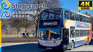 Stagecoach 57A Blairgowrie to Perth via Coupar Angus Burrelton Kinrossie amp Scone ADL Enviro400 [upl. by Rodgers]