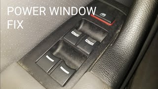 HOW TO FIX POWER WINDOWS THAT GOES UP AND REVERSES ON ITS OWN TUTORIAL FIX [upl. by Leahcimnaj]