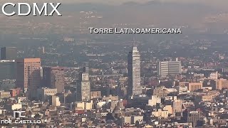 Vista Aérea Ciudad de México durante el Aterrizaje en el AICM [upl. by Gilberte]