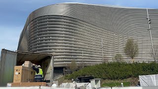 Obras interior Santiago Bernabéu hoy remodelación 18 de Marzo 2024 [upl. by Ireg392]