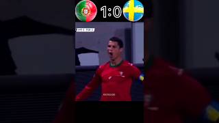 Full video Portugal💥🥵 vs Sweden💥😱32 Ronaldo Hat trick vibe football [upl. by Autrey]