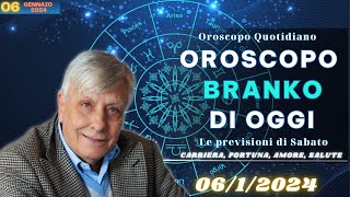 Oroscopo di Branko del 612024  Previsioni oroscopo per il fine settimana [upl. by Anehs]